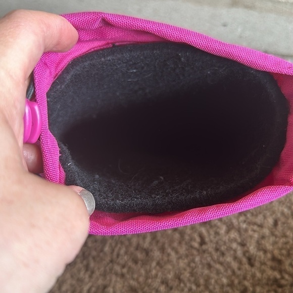 Felt lined rain/winter boots galoshes womens size 5 - Picture 5 of 7